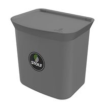 Lixeira Plástica Smart Stolf Cinza 2,5l