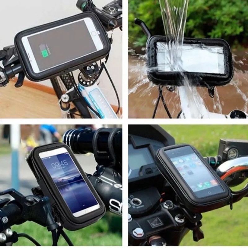 Suporte-de-Celular-Impermeavel-Para-Moto-e-Bicicleta-Alfacell-18cm-x-12cm-x-3cm-Suporte-de-Celular-Impermeavel--Para-Moto-e-Bicicleta-Alfacell-18cm-x-12cm-x-3cm-158108