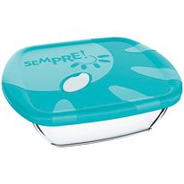 Assadeira de Vidro Quadrada Sempre 2,4l (Produto Sortido)