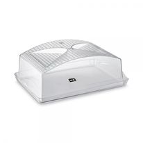 Boleira Retangular UZ Transparente