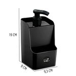 Dispenser-para-Detergente-e-Esponja-UZ-Preto-500ml-158093