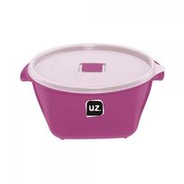 Pote Plástico Premium Redondo Magenta UZ 2L