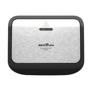 Sanduicheira e Grill em Inox Britânia 750W 220V