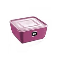 Pote Plástico Premium Quadrado Magenta UZ 1,5L