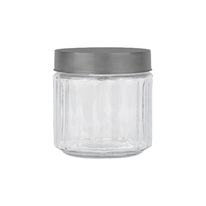 Pote de Vidro Redondo Sleek com Tampa Mimo Style 850ml
