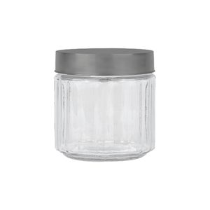 Pote de Vidro Redondo Sleek com Tampa Mimo Style 850ml