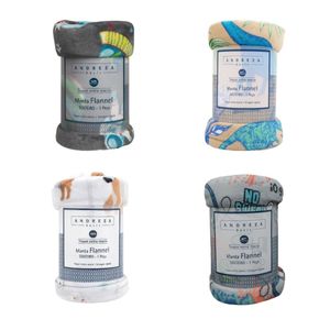 Manta Infantil Flannel Masculina Andreza 1,50cm x 2,20cm (Produto Sortido)