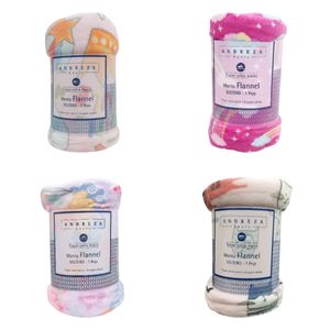 Manta Infantil Flannel Femenina Andreza 1,50cm x 2,20cm (Produto Sortido)