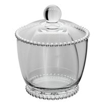 Manteigueira de Vidro com Tampa Pearl Wolff 11cm x 10,5cm