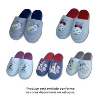 Chinelo de Pano Infantil Disney Maria Emilia (Produto Sortido)