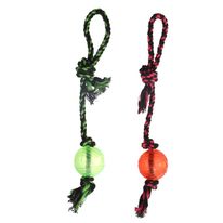 Brinquedo para Cães Corda com Bola e Nó Ringo (Produto Sortido)