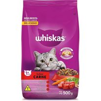 Ração para Gatos de Carne Whiskas 500g