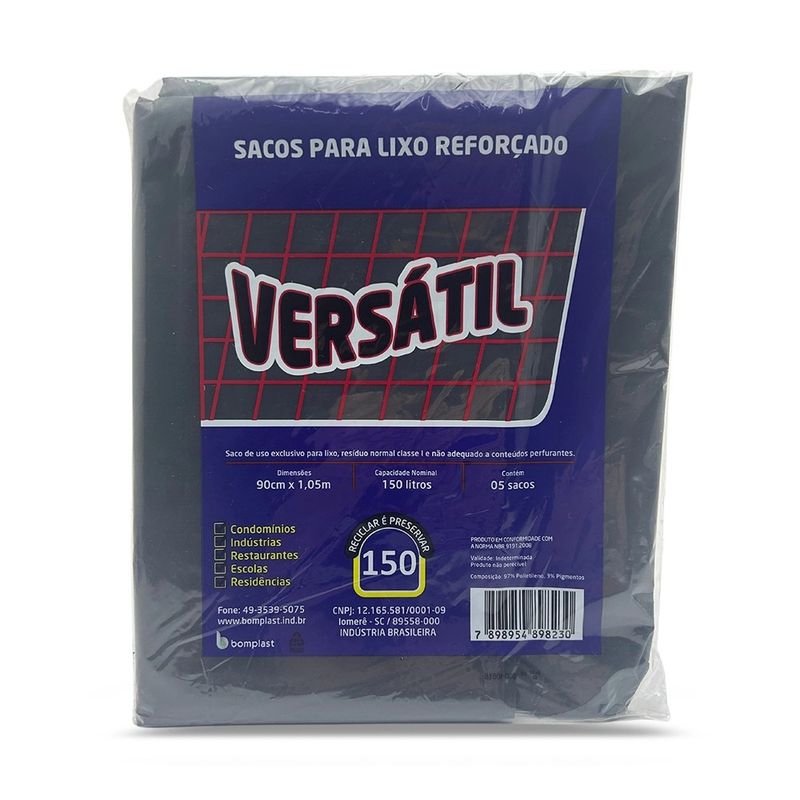 Saco-de-Lixo-Super-Reforcado-Preto-Versatil-150L-com-15-Unidades-152150