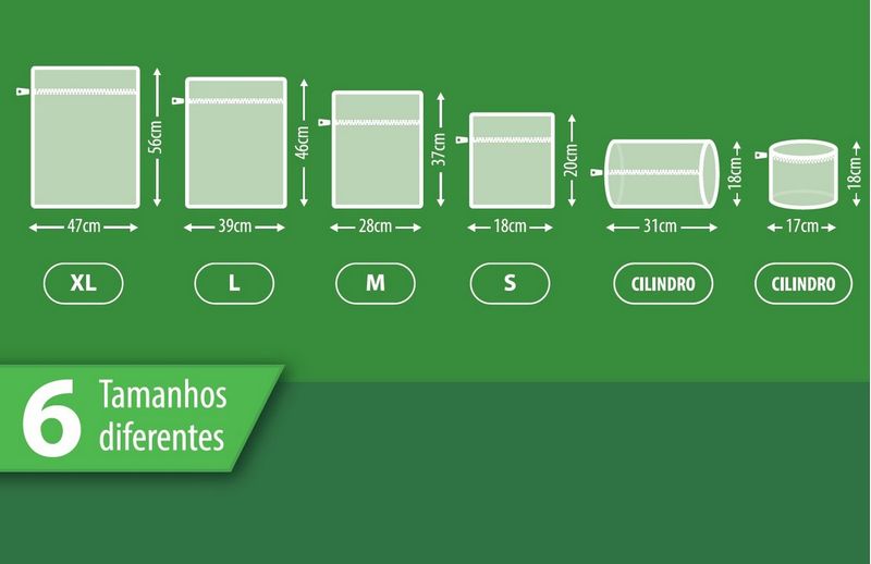 Conjunto-de-sacos-Protetores-para-roupas-Newpro-com-6-unidades-109997