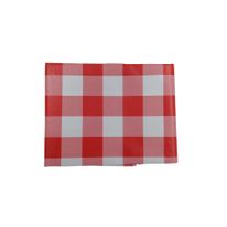 Toalha de Mesa Xadrez Std Vermelho 140cm x 140cm