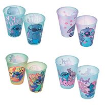 Copo Plástico Stitch Plasútil 280ml (Produto Sortido)