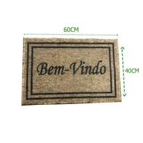 Tapete Detroit Bem Vindo Oasis Bege 40cm x 60cm