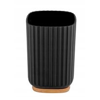 Porta Algodão com Detalhes em Bambu Newpro