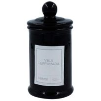 Vela Aromática Lavanda com Suporte de Vidro Home 6cm x 11cm(Produto Sortido)