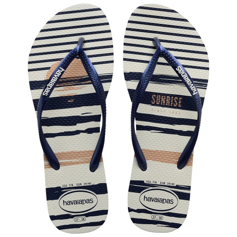 SandaliaSlimNauticalBrancaHavaianasn39/40-14229