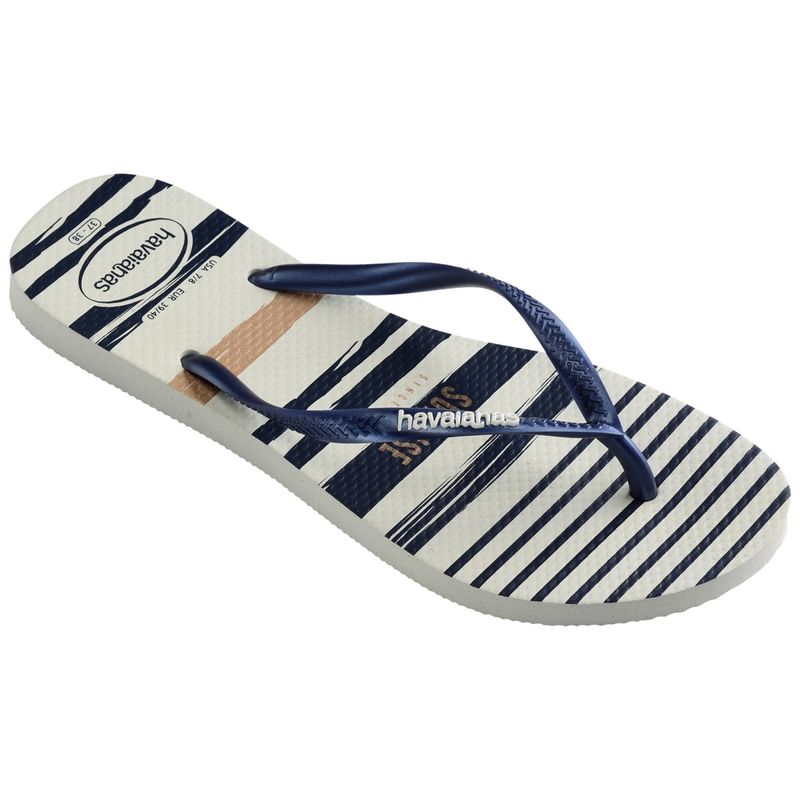 SandaliaSlimNauticalBrancaHavaianasn39/40-14235