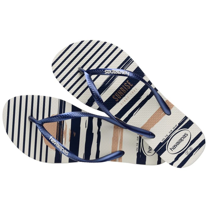 SandaliaSlimNauticalBrancaHavaianasn39/40-14237