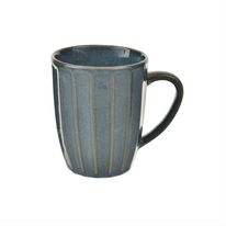 Caneca de Cerâmica Striatto Lhermitage Azul 330ml