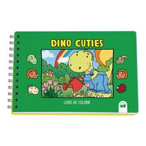 Livro de Colorir Dino Cuties Vale da Letras com 64 Páginas