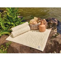 Toalha Piso Organic Teka Cru 50cm x 70cm