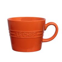 Caneca de Cerâmica Le Chefe Hauskraft Laranja 300ml