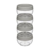 Conjunto Potes Plasútil Gire Trave 155ml 4 peças