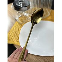 Colher de Inox Positano Dourada Lyor 26cm