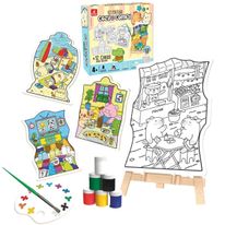 Kit Pintura para Colorir Cozy & Comfy Brincadeira de Criança