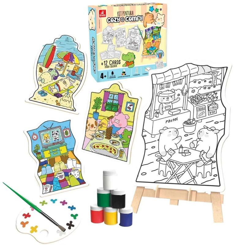 Kit-Pintura-para-Colorir-Cozy---Comfy Brincadeira-de-Crianca-159727