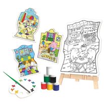 Kit Pintura para Colorir Cozy & Comfy Brincadeira de Criança