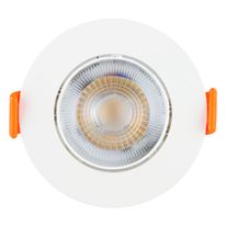 Spot Led de Embutir Redondo Branco Bronzearte 3W 3000K Bivolt