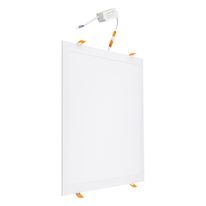 Painel Led de Embutir Branco Quadrado Bronzearte Backlight 36W 6500K