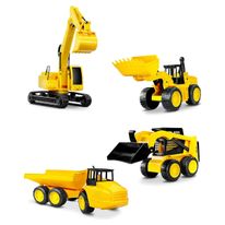 Kit Máquinas de Construção Workers Roma com 4 Peças