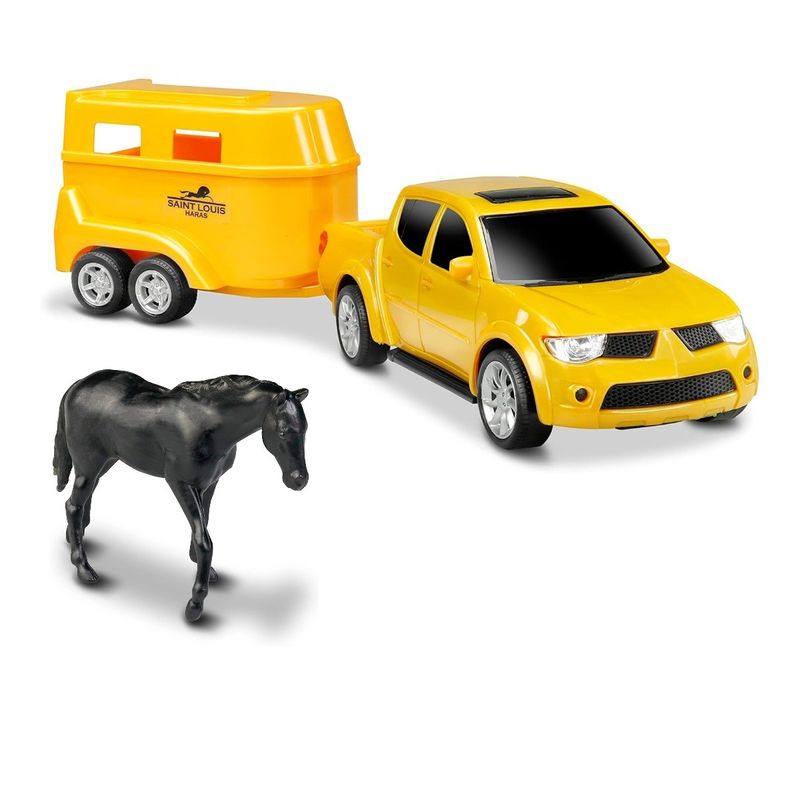Carro-Pick-up-e-Carreta-com-Cavalo-Sortido-Roma-Jensen-159778