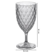 Taça de Plástico de Agua Glamour Plasútil  380ml