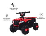 MiniQuadricicloInfantilEletricoZippyToysVermelho6V-159855