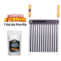 Grelha Argentina em Inox Grilazer 40cm x 40cm