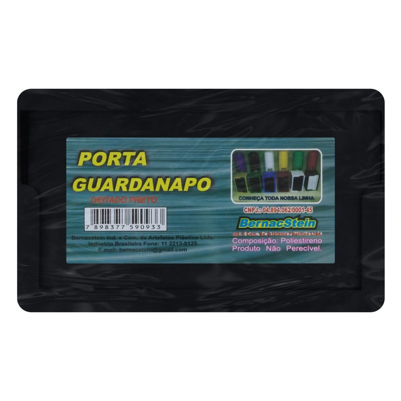 Porta-Guardanapo-Plastico-Bernacstein-Preto-39994