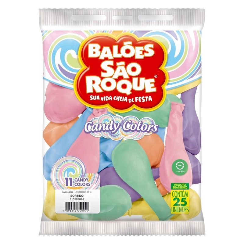 Balao-Candy-N-11-Sortido-25-Unidades-Sao-Roque-149463
