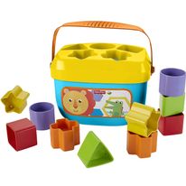 Balde Didático Primeiros Blocos Fisher Price Mattel
