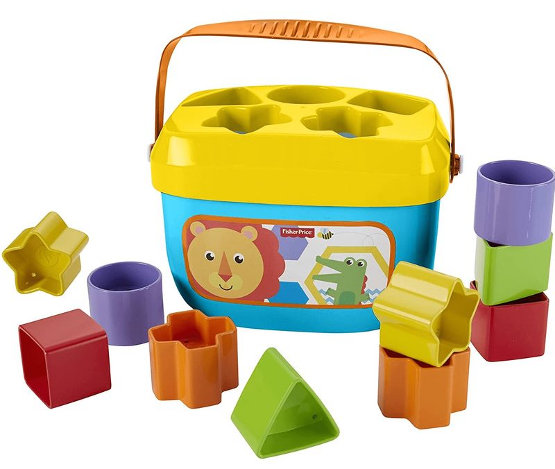 Balde-Didatico-Primeiros-Blocos-Fisher-Price-Mattel-159982