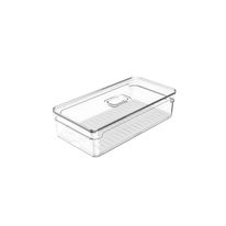 Organizador de Geladeira com Tampa OU Clear Fresh 2,8L
