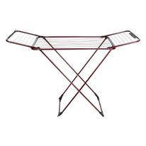Varal de Chão com Abas Vermelho Pegásus Secalux de Aço
