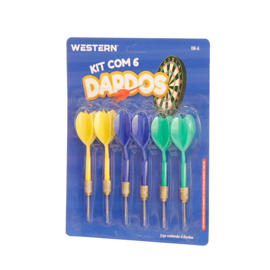 DardoscomPontadeMetalWestern6Pecas-160090