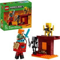 Bloco de Montar Lego Minecraft Batalha no Nether 99 Peças
